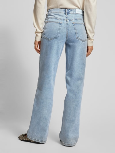 YAS Straight Leg Jeans im 5-Pocket-Design Modell 'ALENA' Jeansblau 5