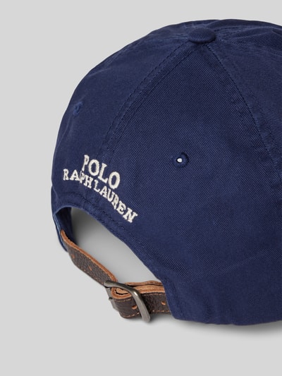 Polo Ralph Lauren Czapka z daszkiem i wyhaftowanym motywem Granatowy 3