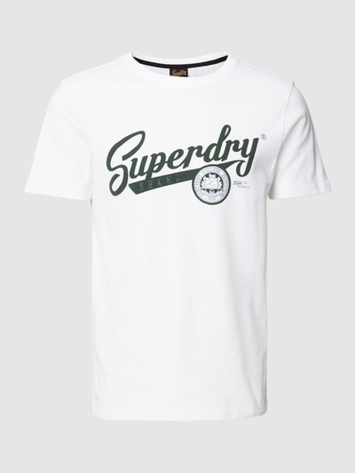 Superdry T-shirt met ronde hals, model 'VINTAGE SCRIPTED COLLEGE' Wit - 2