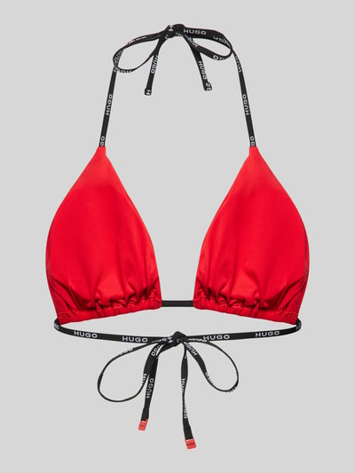 HUGO Bikini-Oberteil in Triangel-Form Modell 'PURE' Rot 3
