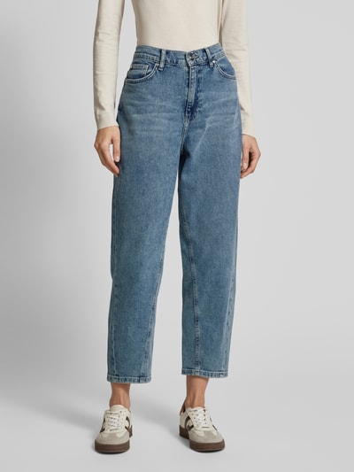 Oui Jeans mit 5-Pocket-Design Jeansblau 4