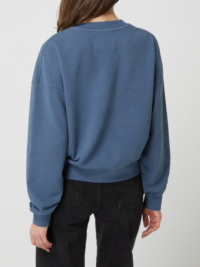 Marc O'Polo Sweatshirt mit Rundhalsausschnitt   Jeansblau 5