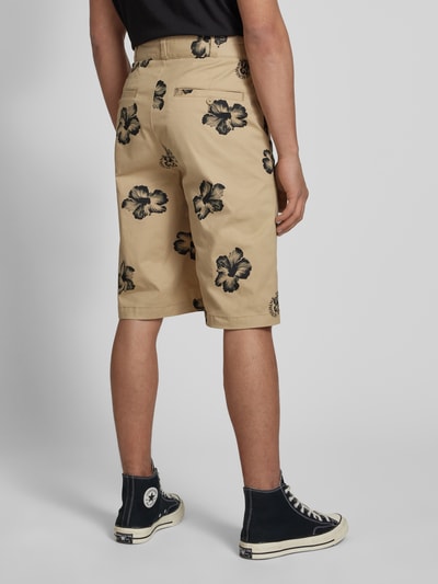 Hugo Blue Baggy fit bermuda met steekzakken, model 'Damo' Beige - 5