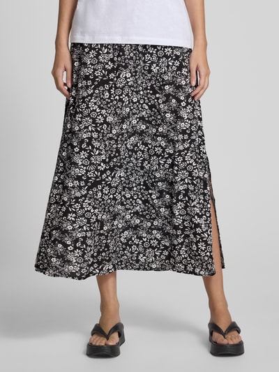 Vero Moda Maxirok van pure viscose, model 'EASY JOY' Zwart - 4