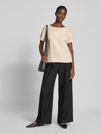 Christian Berg Woman Blouseshirt met ronde hals Beige - 1