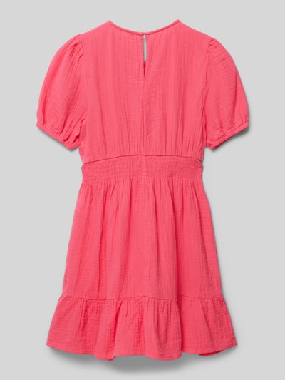 Only Getailleerde jurk van katoen, model 'KOGTHYRA' Felroze - 3