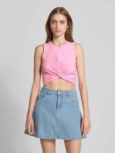 Noisy May Top krótki z marszczeniami model ‘TWIGGI’ Jasnoróżowy 4