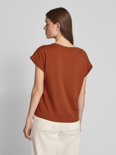 Soyaconcept T-Shirt mit Rundhalsausschnitt Modell 'RINA' Rostrot 5