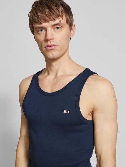 Tommy Jeans Tanktop mit Label-Stitching Marine 3