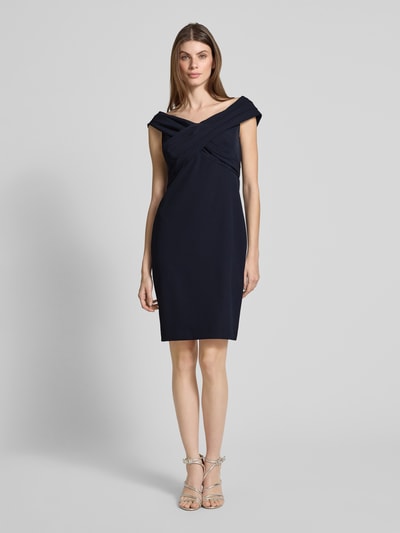 Lauren Ralph Lauren Sukienka koktajlowa z dekoltem w serek model ‘IRENE’ Ciemnoniebieski 1