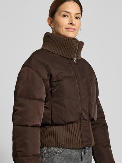 Scotch & Soda Regular Fit Steppjacke mit Zweiwege-Reißverschluss Schoko 3