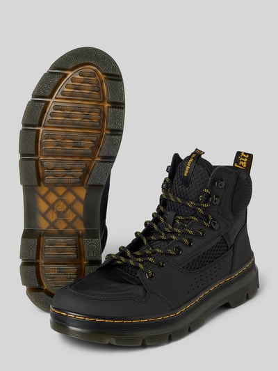 Dr. Martens Veterlaarzen met labeldetail, model 'Rilla' Zwart - 4