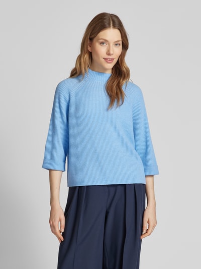 Someday Strickpullover mit Turtleneck Modell 'Tijoulie' Bleu 4