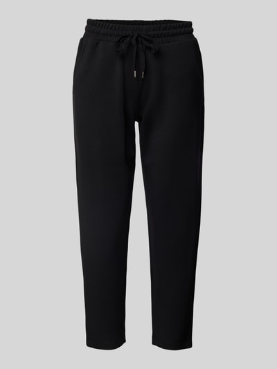 Christian Berg Woman Sweatpants mit Paspeltaschen am Gesäß Black 2