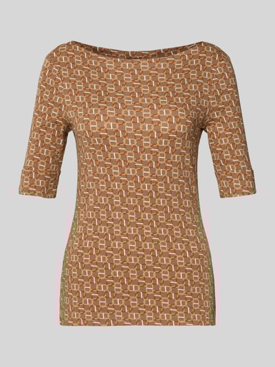 Lauren Ralph Lauren T-Shirt mit Rundhalsausschnitt Modell 'JUDY' Beige 2