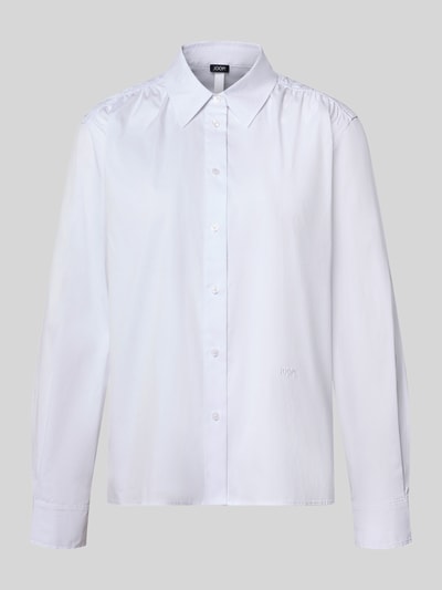 JOOP! Regular fit blouse met lange mouwen van katoenmix Wit - 2