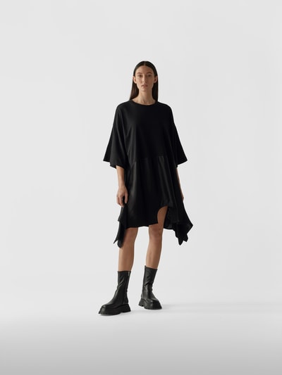 MM6 Maison Margiela Knielanges Kleid Schwarz 1