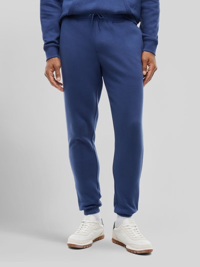 Tommy Jeans Spodnie dresowe o kroju slim fit z mieszanki bawełny Ciemnoniebieski 4