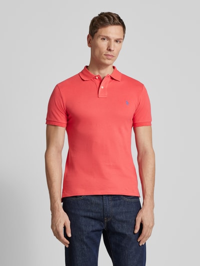 Polo Ralph Lauren Poloshirt mit Label-Stitching Rot 4