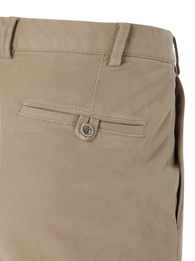 HILTL SENSE Slim Fit Chino aus Baumwoll-Elasthan-Mix Kitt 4