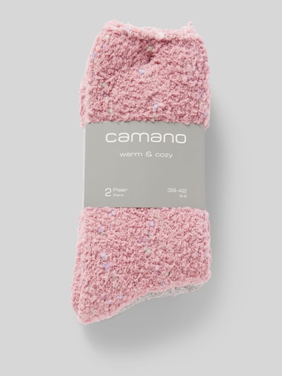 camano Socken aus Teddyfell Modell 'POMPOM' Rosa 3