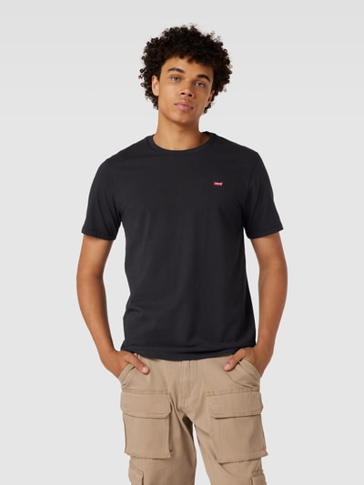 Levi's® T-Shirt mit Label-Patch Black 4