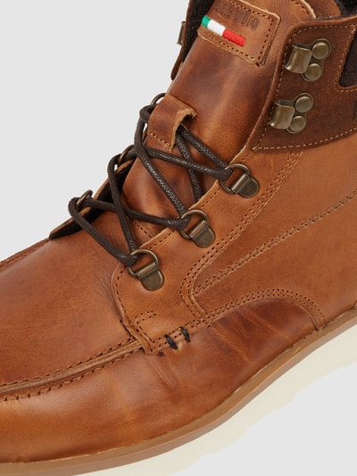 Pantofola dOro Boots aus Leder Modell 'Bormio' Cognac 2