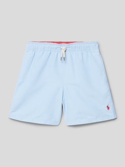 Polo Ralph Lauren Teens Badehose mit elastischem Bund Bleu 1