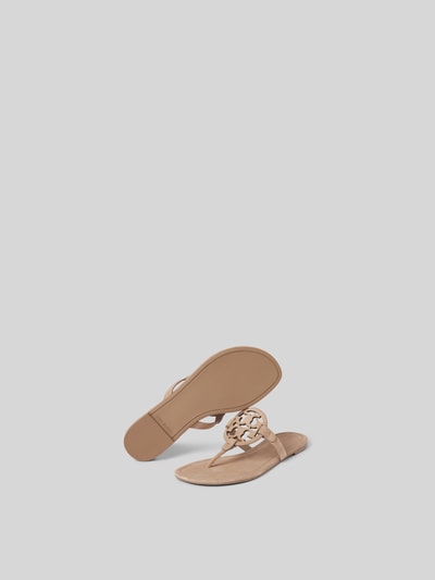 Tory Burch Zehentrenner aus echtem Leder Mud 4