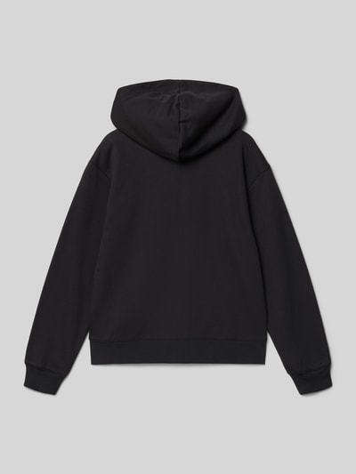 Productfoto, Regular Fit Sweatjacke mit Logo-Detail van CHAMPION in katoenmix, zwart, capuchon, ritssluiting, elastische boorden, kangoeroezak