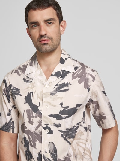 ANNARR Relaxed fit vrijetijdsoverhemd met reverskraag Zand - 3