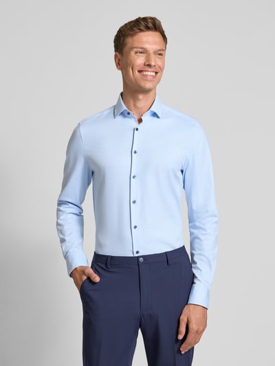 OLYMP Level Five Slim Fit Businesshemd mit Kentkragen Bleu 4