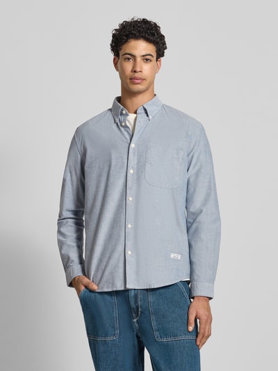 Marc O'Polo DENIM Regular Fit Freizeithemd aus reiner Baumwolle Bleu 4