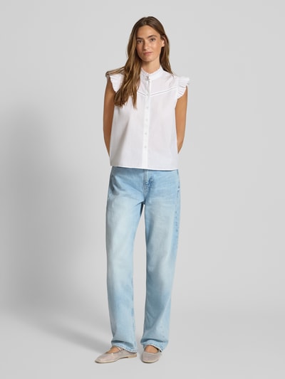 BOSS Orange Loose Fit Jeans aus reiner Baumwolle Hellblau 1