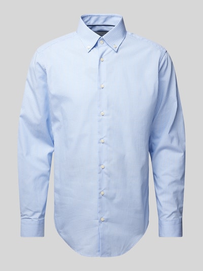 Christian Berg Men Regular Fit Business-Hemd mit Button-Down-Kragen Bleu 2