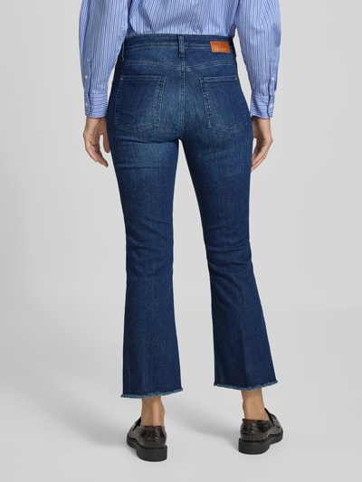 Raffaello Rossi Regular Fit Jeans mit 5-Pocket-Design Modell 'Vic 6/8' Dunkelblau 5