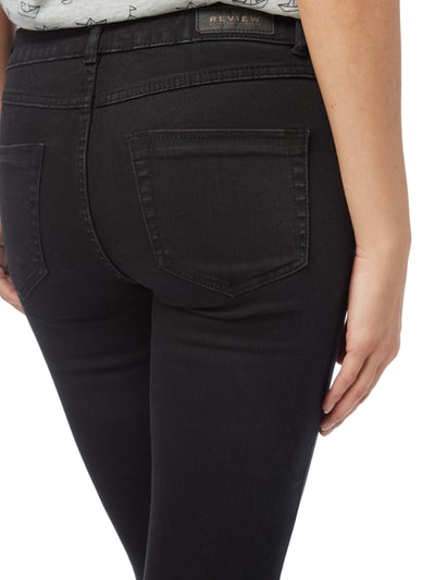 Review Coloured Skinny Fit Jeans mit Stretch-Anteil Black 3