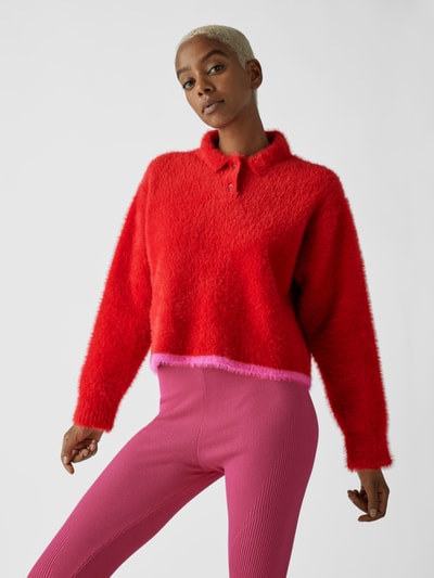 Jacquemus Pullover mit Polokragen Rot 6