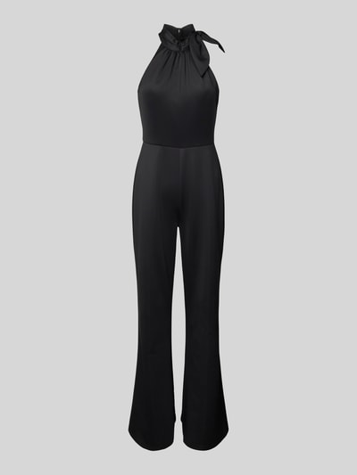 Unique Jumpsuit met halter Zwart - 2