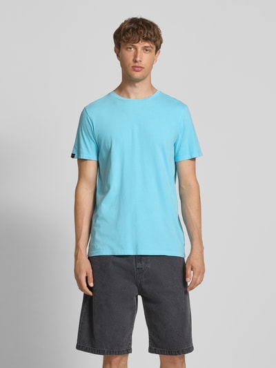 Superdry T-shirt met labeldetail Lindegroen - 4