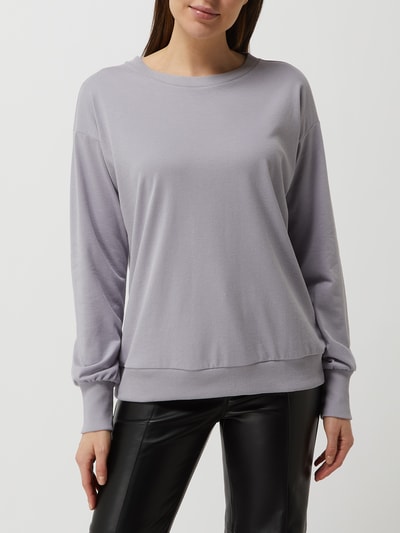 Esprit Sweatshirt met modal  Lavendel - 4