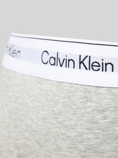 Calvin Klein Underwear Panties mit Logo-Stitching Modell 'Boyleg' Hellgrau 2