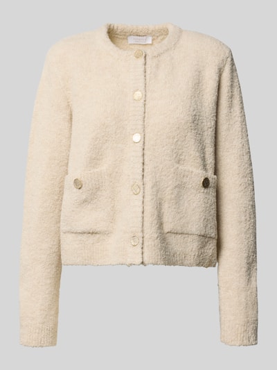 Rich & Royal Strickjacke mit Knopfleiste Sand 2