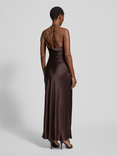 Forever New Abendkleid mit Wasserfall-Ausschnitt Modell 'Aria' Dunkelbraun 5