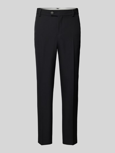 ANNARR Pantalon van wol met persplooien, model 'ANRJARL ALVER' Zwart - 2