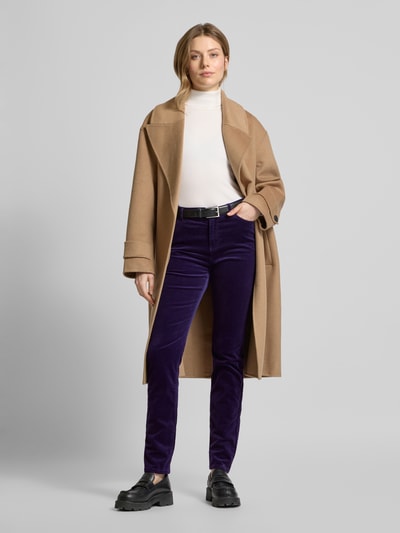 Christian Berg Woman Slim Fit Cordhose mit Baumwolle Violett 1