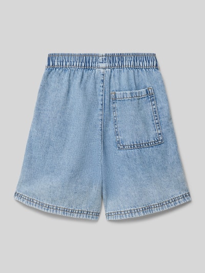 s.Oliver RED LABEL Loose Fit Jeansshorts aus reiner Baumwolle Blau 3