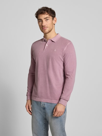 Marc O'Polo Regular Fit Poloshirt aus reiner Baumwolle Altrosa 4