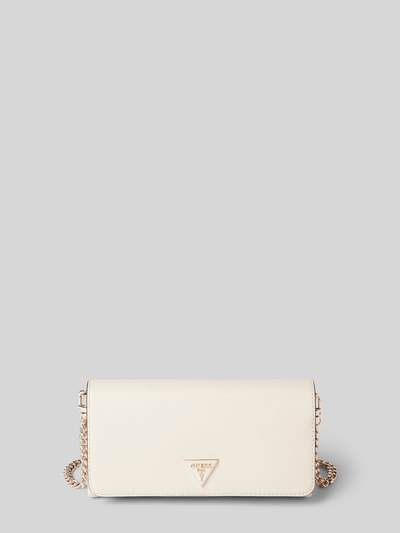 Guess Handtasche mit Schulterriemen und Label-Applikation Ecru 2