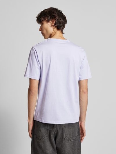 Jack & Jones T-Shirt mit Label-Print Modell 'VESTERBRO' Flieder 5